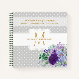 Dekorative Dreamers Journal Dream Analysis Notes Notizblock