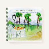 Dekorative Dreamers Journal Dream Analysis Notes Notizblock (Vorderseite)