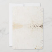 Dekorative Eier Pflanzen- und Eierjagd Einladung (Rückseite)