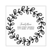 Dekorative Einfache Rücksendeadresse Gummi Briefma Gummistempel (Prägung)