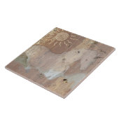 Dekorative Einhorn-Fliese Fliese (Seite)