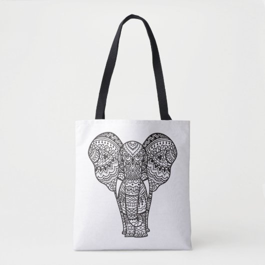 Dekorative Elefant-Art 2 Tasche (Vorderseite)