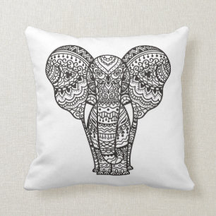 Dekorative Elefant-Art Kissen