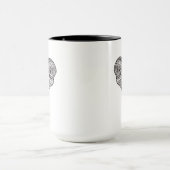 Dekorative Elefant-Art Tasse (Zentrum)