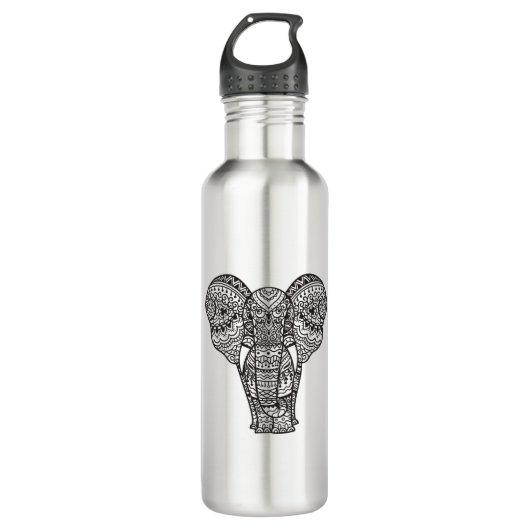 Dekorative Elefant-Art Trinkflasche (Vorderseite)