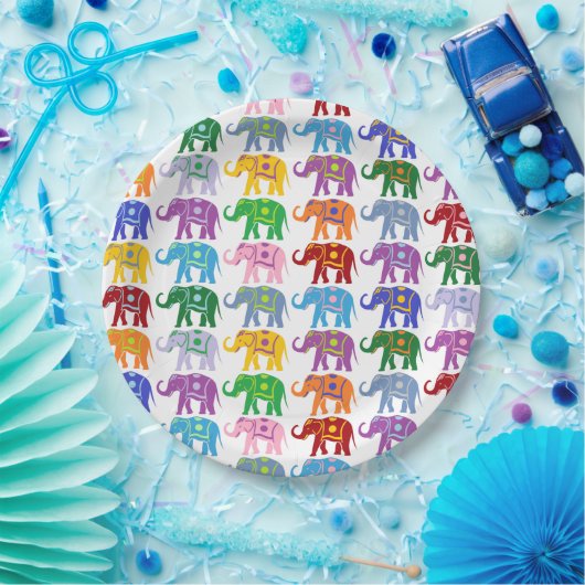 Dekorative Elefanten Pappteller (Party)