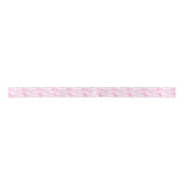 Dekorative Elegant Soft Powder Pink Clouds Satinband (Vorderseite)