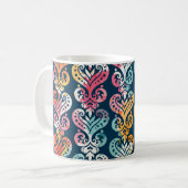 Dekorative Elemente, vielseitiges Musterdesign. Kaffeetasse (Vorderseite Links)