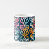 Dekorative Elemente, vielseitiges Musterdesign. Kaffeetasse (Mittel)