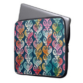 Dekorative Elemente, vielseitiges Musterdesign. Laptopschutzhülle (Vorderseite Links)