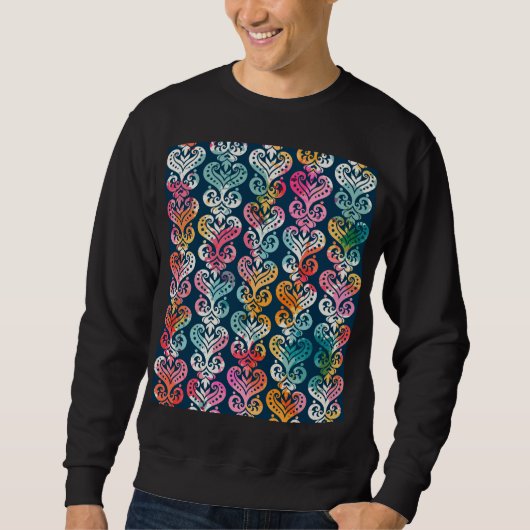 Dekorative Elemente, vielseitiges Musterdesign. Sweatshirt (Vorderseite)
