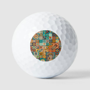 Dekorative Elemente: Vintag handGezeichnet Muster Golfball