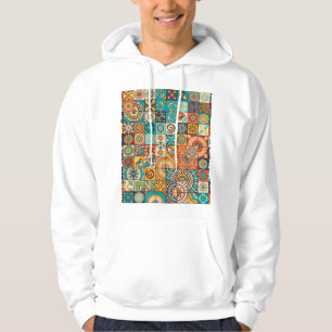 Dekorative Elemente: Vintag handGezeichnet Muster Hoodie