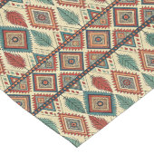 Dekorative Ethnic Table Runner warme künstlerische Großer Tischläufer (Ecke)