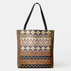 Dekorative Ethnic Weave Muster Tasche