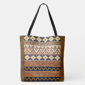 Dekorative Ethnic Weave Muster Tasche (Rückseite)