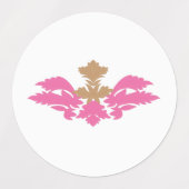 Dekorative Etiketten | Benutzerdefinierte und Vint (Design 1)