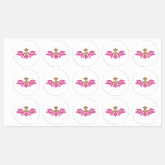 Dekorative Etiketten | Benutzerdefinierte und Vint (Blatt)