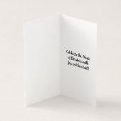 Dekorative Fairy Pink Holiday Deer (Innenseite)