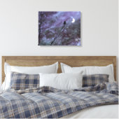 Dekorative Fantasy Crow Art Leinwanddruck (Insitu (Schlafzimmer))