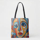 Dekorative Farbgestaltung Abstrakte Kunst Tasche (Vorderseite)