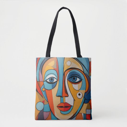 Dekorative Farbgestaltung Abstrakte Kunst Tasche (Vorderseite)