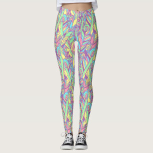 Dekorative Feathers Leggings