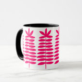 Dekorative Ferns - Crimson Tasse (Vorderseite Links)