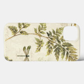 Dekorative Ferns und eine Libelle Case-Mate iPhone Hülle (Rückseite (Horizontal))