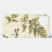 Dekorative Ferns und eine Libelle Case-Mate iPhone Hülle (Rückseite (Horizontal))