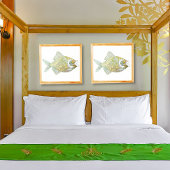 Dekorative Fish Foil Prints Foliendrucke