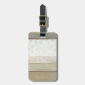 Dekorative Flächenmalerei in neutralen Farben Gepäckanhänger (Vorderseite vertikal)