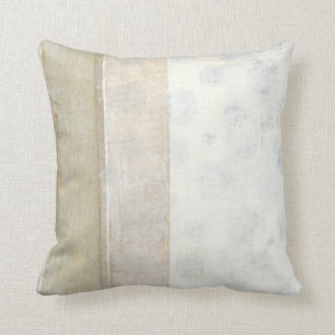 Dekorative Flächenmalerei in neutralen Farben Kissen
