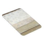 Dekorative Flächenmalerei in neutralen Farben Magnet (Rechte Seite)