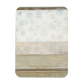 Dekorative Flächenmalerei in neutralen Farben Magnet (Vertikal)