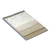 Dekorative Flächenmalerei in neutralen Farben Notizblock (Rechte Seite)