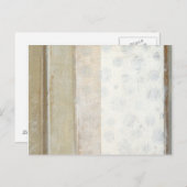 Dekorative Flächenmalerei in neutralen Farben Postkarte (Vorne/Hinten)