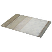 Dekorative Flächenmalerei in neutralen Farben Schneidebrett (Ecke)