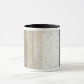 Dekorative Flächenmalerei in neutralen Farben Tasse (Zentrum)