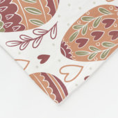 Dekorative Fleece-Decke des Osterei-Muster-| Fleecedecke (Ecke)