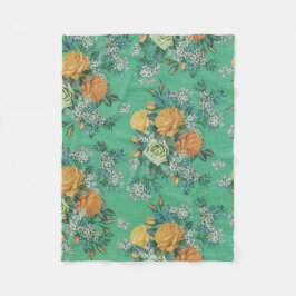 dekorative Fleecedecke der bunten Blume