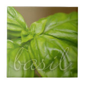 Dekorative Fliese des Basilikums (Vorderseite)