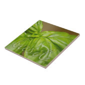 Dekorative Fliese des Basilikums (Seite)