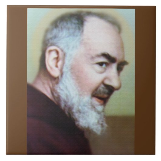 DEKORATIVE FLIESE ST. PADRE PIO (Vorderseite)