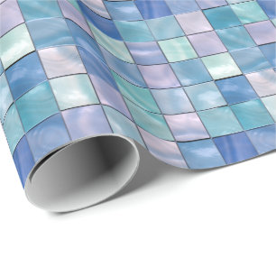 Dekorative Fliesen 2 Schleifpapier Geschenkpapier