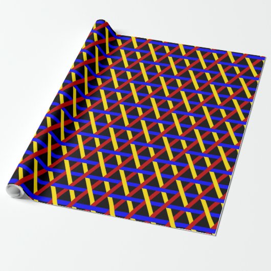 Dekorative Fliesen Mosaikmuster #3 Geschenkpapier (Ungerollt)