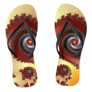 Dekorative Flip Flops Badesandalen