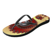 Dekorative Flip Flops Badesandalen (Schrägansicht)
