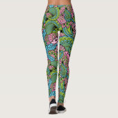 Dekorative Floral/Mandala Leggings (Rückseite)