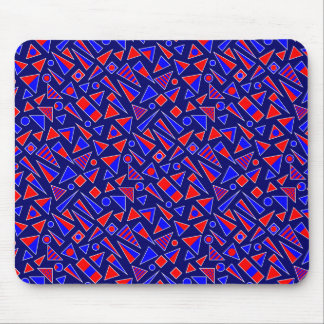 Dekorative Formen - Diagonal - Tiefe Marine Mousepad